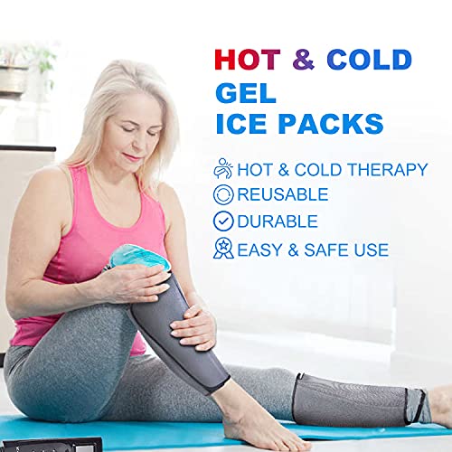 Tutmyrea Ice Packs for Injuries Reusable, 8 Pack Soft Gel Pack, Hot and Cold Compress, Ice Pack for Kids Boo Boo, Cold Packs for Injuries, Migraines, First Aid, Pain Relief, Wisdom Teeth | Gel Ice Pack for Kids Boo Boo, Multiple Shapes Cold Packs for Inju