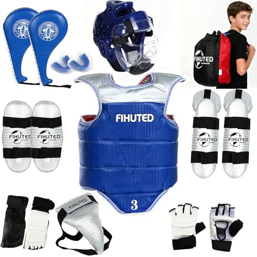 Taekwondo Sparring Gear Set - size: 2#