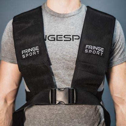 Universal Sled Harness Pulling Fitness – Prowler Sled Harness Medium Size with 7 feet long Straps - size: Large