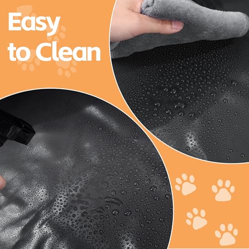 HOMBYS Dog Pee Pad Holder with High Walls, No-Spill Indoor Potty for Large Dogs, Foldable Puppy Litter Box, Patent Pending (33.8" L x 28" W x 17.7" H) - size: 33.8"L x 28"W x 17.7"H