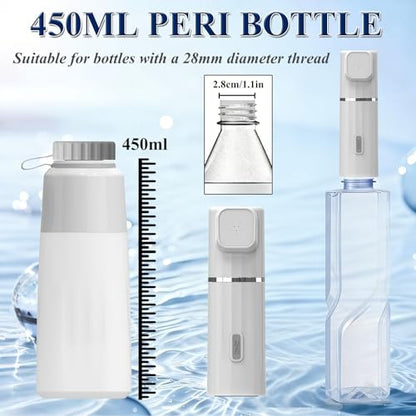 Electric Portable Bidet Sprayer,Travel Bidet Portable Rechargeable 800Mah,450Ml Peri Bottle,Dual Spray Modes,Toilet Butt Washer for Women Men Postpartum Personal Hygiene