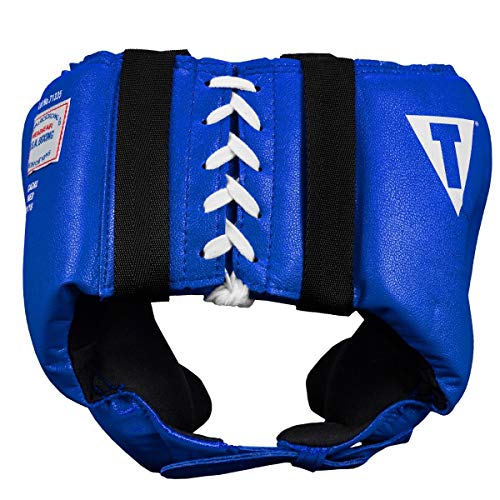 TITLE Boxing Classic USA Competition Headgear - Protective Gear for Sparring and Martial Arts, USA Boxing Approved - color: Blue, size: X-Large