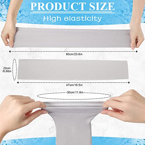 Meanplan 4 Pair Fingerless Sun Protection Gloves UV Arm Sleeves with Thumb Hole for Summer Outdoor Driving Football Women Men - color: Multicolor
