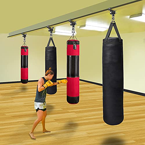 SELEWARE Boxing Punching Bag Hanger, Heavy Bag Hanger Bracket for Heavy Bag Boxing Muay Thai Training Hardware - color: I Beam Clamp with Open Swivel