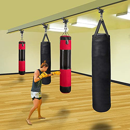SELEWARE Boxing Punching Bag Hanger, Heavy Bag Hanger Bracket for Heavy Bag Boxing Muay Thai Training Hardware - color: I Beam Clamp with Open Swivel