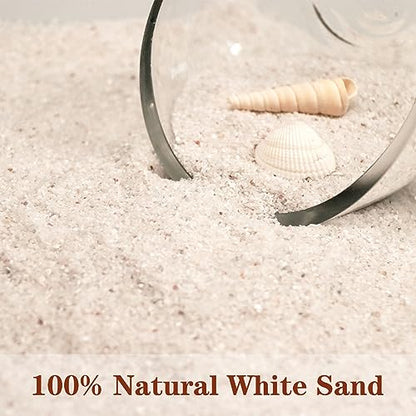 Silica Gravel, Multi-Purpose Mini White Silica Sand for Fire Pits, Aquariums and Landscaping, 5LB - color: White Mini