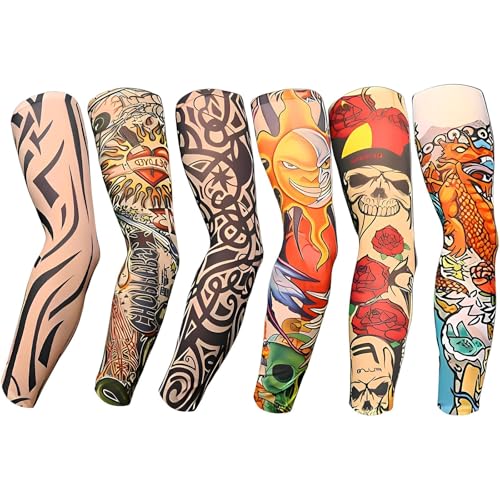 YARIEW Temporary Tattoo Sleeves for Men Arm Sleeves for Men Tattoo Sleeve - color: Multicolor-6