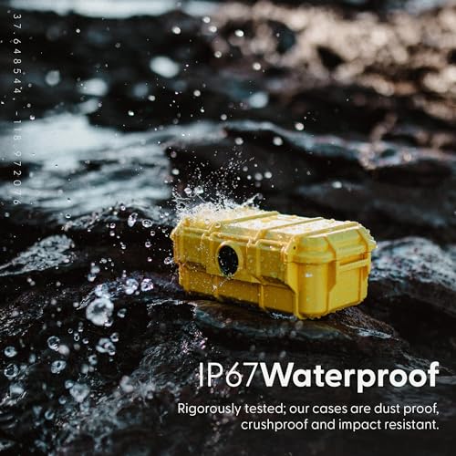 Evergreen 57 Waterproof Dry Box Protective Case - Travel Safe/Mil Spec/USA Made - for Cameras, Phones, Ammo Can, Camping, Hiking, Boating, Water Sports, Knives, & Survival (Red) - color: Red