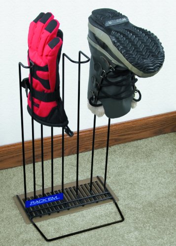 Rack'Em Boot & Glove Drying Rack, Black