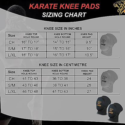 Midnight Knee Pad Pair For Boxing MMA Muay Thai And General Use Kids Adults Unisex (Black, L/XL) - size: L/XL