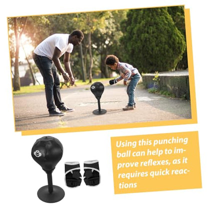 1Set Boxing Training Ball with Suction Cup Design Portable Reflex Training Equipment for Home Use for Improving Hand Eye Coordination and Quick Reactions