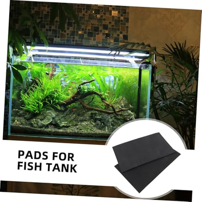 Toyvian 2pcs Non Slip Aquarium Leveling Mat Wear Resistant Fish Tank Bottom Pad for Enhanced Stability Lightweight Durable Aquatic Pet Cushion