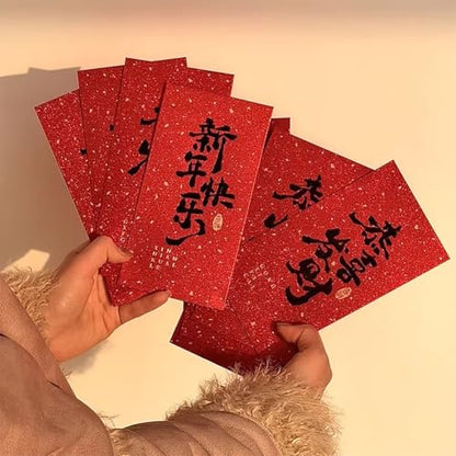 Red Envelopes,30pcs Money Cash Envelopes Lucky Hong Bao Gift Envelope Red Envelope Pockets for New Year Spring Festival Wedding Kids Birthday Party
