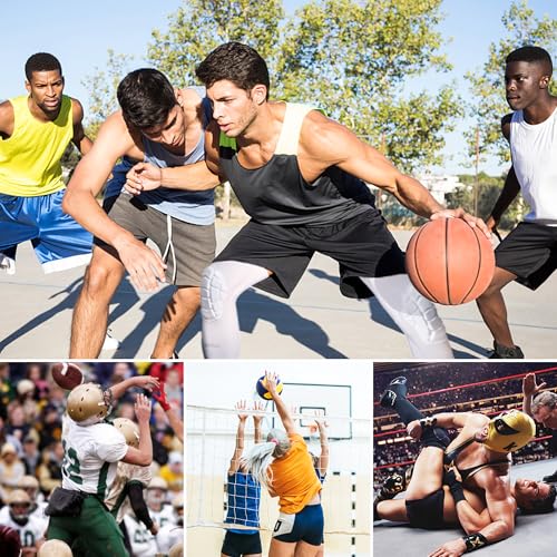 COOLOMG Knee Pads Wrestling Basketball Football Volleyball Youth Kids Adult Protective Knee Compression Sleeves Black S - color: Black, size: Small