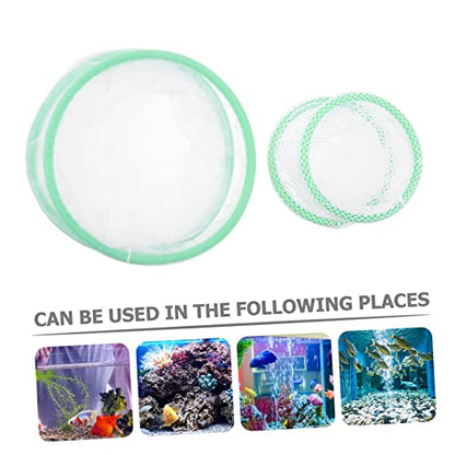 COLLBATH 2pcs Fish Breeding Net for Aquarium Aperture Isolation Box for Fish Fry Incubator Easy to Clean and Install Safe Hatchery Net
