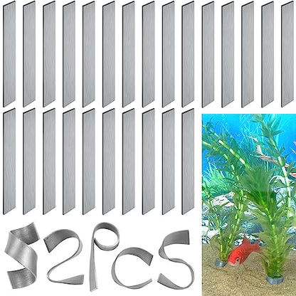 52 Pcs Aquarium Plant Weights, Plant Weights for Fish Tank, Aquarium Plant Anchors, Aquarium Plant Weights for Live Plants, Stops Plants from Floating in The Aquarium.