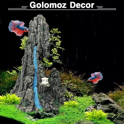 Extra Large N Tall Fish Tank Decoratons Aquarium Rock Cave Hideouts | Aquarium Rock Decor for Fish Tank,Aquarium Decorations Extra Large and Tall Decoration for Fish Tank - 13 Inches High