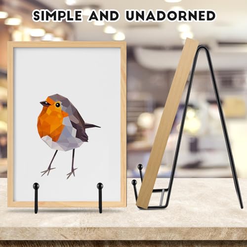 IBosins 5-Pack 10-Inch Plate Holder Display Stands Black Metal Frame Stand | Large Stand for Picture, Book, Photo, Easel, Creation, Collectibles - color: Black, size: 10 Inch