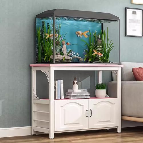 10 20 30 Gallon Fish Tank Stand Holder Modern Aquarium Stands Breeder Tank Stand Rack Reptile Tank Stand Holder（#7-100x50x70cm） - color: #7, size: (LxWxH)100x50x70cm