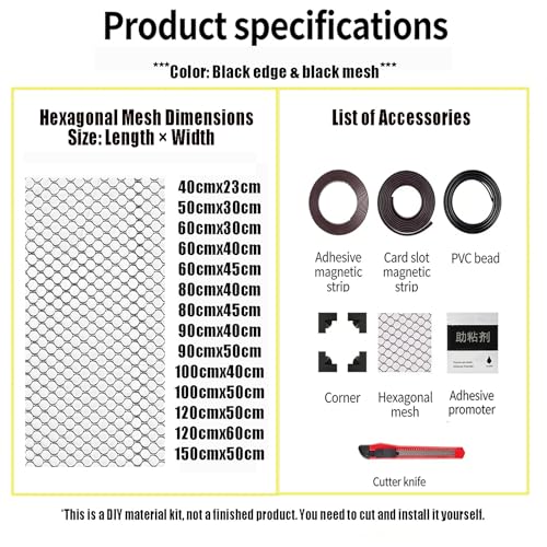 DIY Magnetic Fish Aquarium Anti Jumping net Cover, Terrarium Ventilation Opening Hood Avoid Cat Catching Fish(120cm x 50cm) - size: 120cm x 50cm