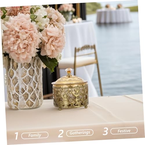 Eid Mubarak Treat Celebration Box Ramadan Candy Storage Jar Sweets Tray for Kitchen Decor