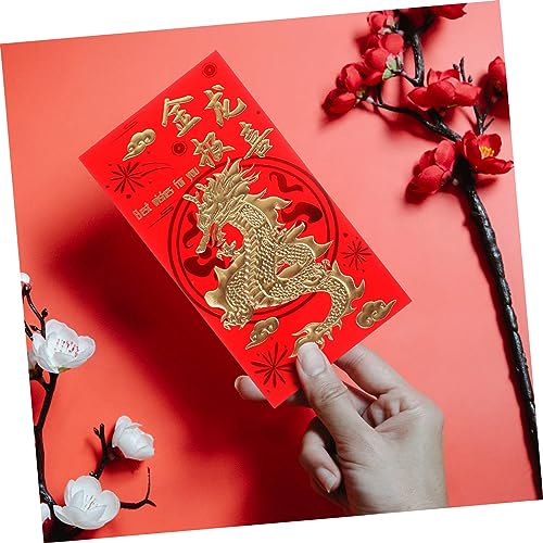 30pcs Spring Festival Red Envelopes Lucky Money Packets Hong Bao for Year Gifting Lightweight Design for Weddings Special Occasions