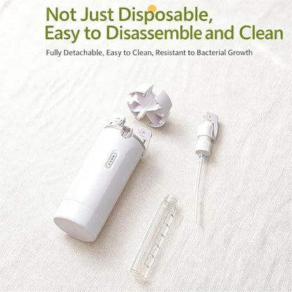 4 in 1 Travel Dispenser Bottle,4 Pack 30ML Travel Bottles for Toiletries, Leak Proof Travel Size Containers (Light Green, OneSize) - color: Light Green