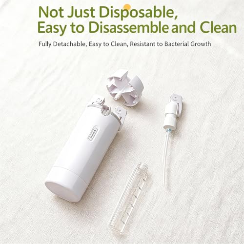 4 in 1 Travel Dispenser Bottle,4 Pack 30ML Travel Bottles for Toiletries, Leak Proof Travel Size Containers (White, OneSize) - color: White