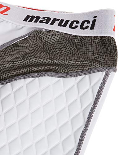 Marucci Men's Marucci Adult Elite Padded Slider Shorts - color: White, size: Medium
