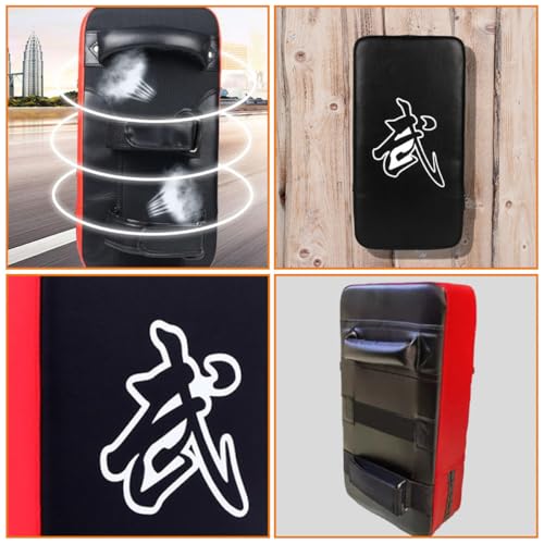 Toyvian Taekwondo Kick Pad and Boxing Body Protector Pu Kick Shield Thickened Martial Arts Strike Shield for Karate and Muay Thai Training