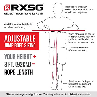Drag Jump Rope w/Non Slip Ergonomic Handles - Weighted Polypropylene Rope for Fitness & Exercise, Cardio Workout, WOD | Speed Jumping Rope for Men & Women - size: Large