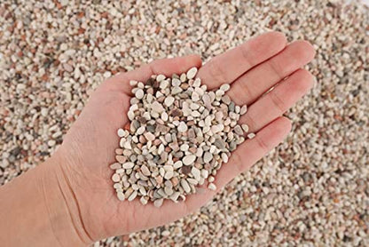 Betanu Aquarium Sand Light Natural Gravel 3-5mm 2L Aquascaping | Bright substrate for aquascaping and planted nano - size: M,2Lx1pk
