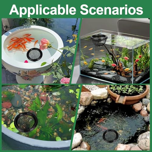 Uncle Yang 2 PCS Floating Betta Hammock & Shrimp Shelter with Feeding Ring | 3D Printed Aquarium Decor Betta Hide Safe Resting Spot for Betta Fish, Shrimp and Small Fish