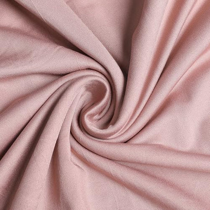 Muslim Hoodie Abaya Islamic Prayer Jilbab Maxi Robe with Inner Cap | Two-layer Cap, Prayer Abaya, Large Style - color: Pink
