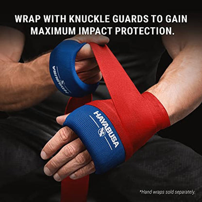 Hayabusa Boxing Knuckle Guards - color: Blue, size: Small-Medium