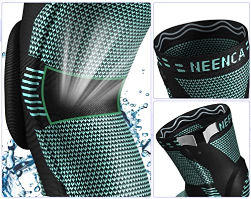 NEENCA Knee Braces for Knee Pain Relief, Compression Knee Sleeves with Patella Gel Pad & Side Stabilizers, Knee Support for Weightlifting, Running, Workout, Arthritis, Meniscus Tear, Men Women. ACE-53 | Patented Patella Gel Pad & Side Stabilizers, Compres