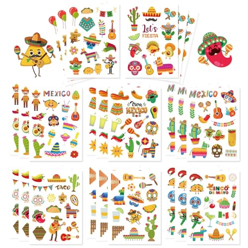 Cinco De Mayo Sticker, Mexican Fiesta Party Stickers, Mexican Carnival - style: Cinco De Mayo