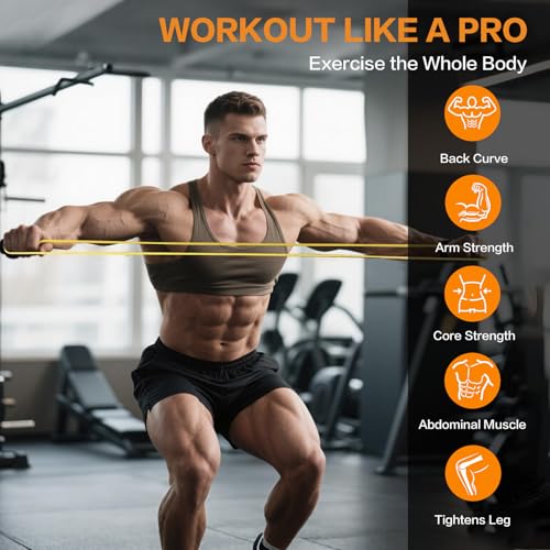 Resistance Bands, Pull Up Bands, Pull Up Assistance Bands Set for Men & Women, Exercise Workout Bands for Working Out, Body Stretching, Physical Therapy, Muscle Training