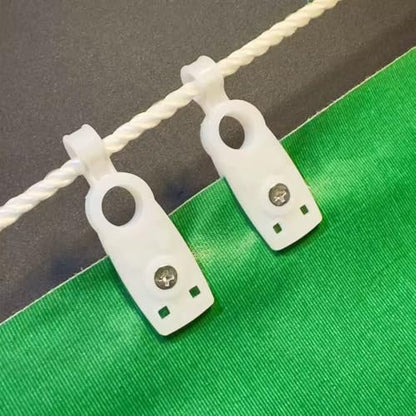 Heavy Duty Waterproof Shade Cloth Clips 20 Pack | ABS Plastic Locking Clamps for Sun Sail, Mesh Netting, Garden Cover, Tarpaulin Grips for Outdoor Patio, Plant Protection | White