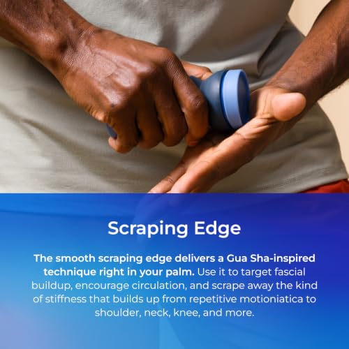 Chirp Wrist Roller, Forearm Strengthener & Wrist Exerciser for Carpal Tunnel Comfort, 1lb Weighted Grip Trainer with Massage Nodes & Scraping Edge, Pronation Curl Pressure Tool for Men Women