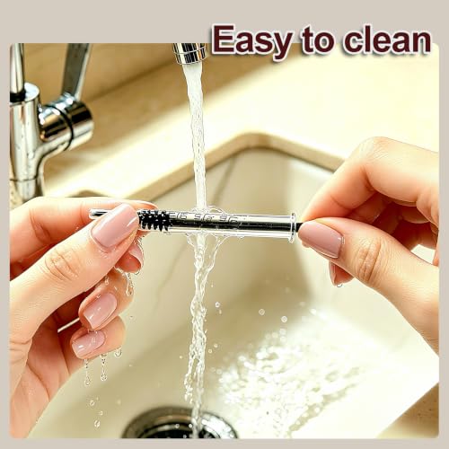 20Pcs Eye Dropper,1ML Glass Droppers for Oils, Liquids and Medicine | 10 Straight & 10 Bent Glass Pipettes With 2 Cleaning Tools Multipurpose Liquid, Water, Ear & Medicine Dropper