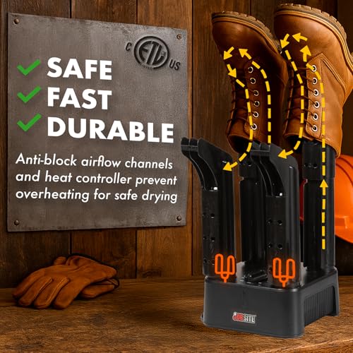 JobSite Boot Dryer and Shoe Stretch Spray Bundle
