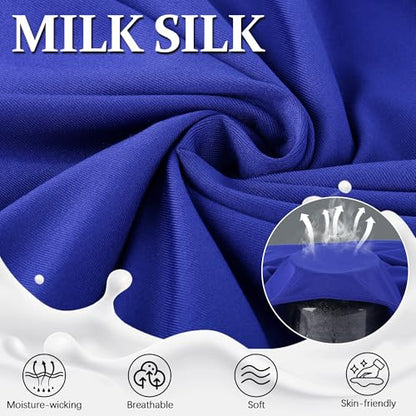 Ababalaya Women's Elegant Modest Muslim Islamic Ramadan Soft Lightweight Jersey Hijab Long Scarf - color: Sapphire, size: Large