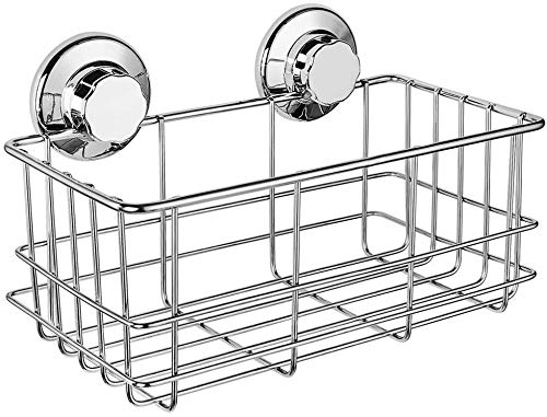 SANNO Suction Cups Replacement for Shower Caddy, Double Hook, Soap Holder - Set of 2