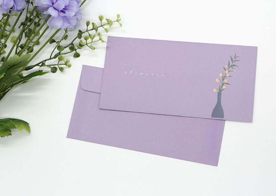 16 Pcs Money Envelopes Cash Envelopes, 8 Designs, 3.5 x 7 Inch (Floral A) - style: Floral A