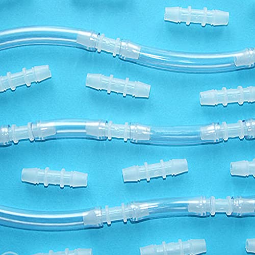 1/4" to 1/8" Hose Barb Reducer Pipe Fittings Adapter, Plastic Joint connector Splicer Mender for Aquarium Household Transport Fuel Gas Liquid Air (Pack of 4) - size: 1/4"-1/8"