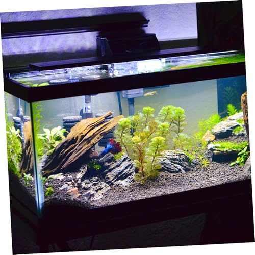 Fish Tank Pad Aquascaping Fish Tank Base Mat Fish Tank Bottom Mat Under Tray Water Tank Small Fish Tank Kit Aquarium Mat Air Valve Aquarium Fishtank Bandejas para Comida Black Foam