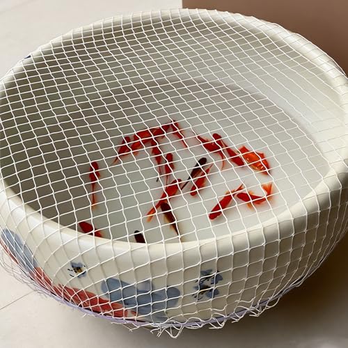 Aquarium Escape Proof Net, Nylon Material,Anti-Jumping Fish Tank Net,Circular Mesh Lid for Terrarium, Cover for Fish - color: diameter 100cm/39.4inch