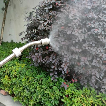 Universal Replacement Sprayer Wand, Stainless Steel with Shut Off Valve, Metal Finish, 1/4" & 3/8" Brass Fittings, Garden Spray Nozzle Set with Hose Clamps & Teflon Tape (29'' Sprayer Wand) - style: 29'' Sprayer Wand