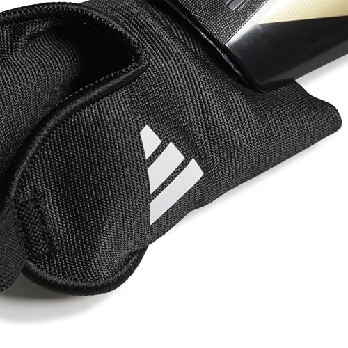 adidas Unisex Adult Tiro Soccer Shin Guards - color: Black/Gold Metallic/White/Match, size: Small
